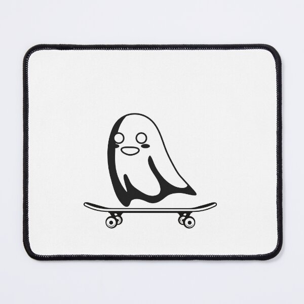 Item preview, Ghost Halloween Skateboarder designed and sold by MYNTLYF.