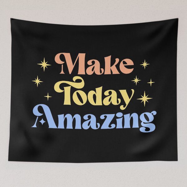 Item preview, Make Today Amazing | Motivational Quote designed and sold by ilustraliza.
