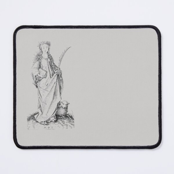 Item preview, Saint Agnes Martin Schongauer (German, Colmar ca. 1435/50–1491 Breisach) designed and sold by neteor.