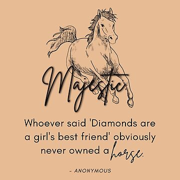 Artwork thumbnail, Majestic Horse Quote by Dream Big! by E. H.