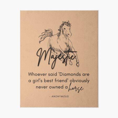 Item preview, Majestic Horse Quote designed and sold by Dream Big! by E. H..