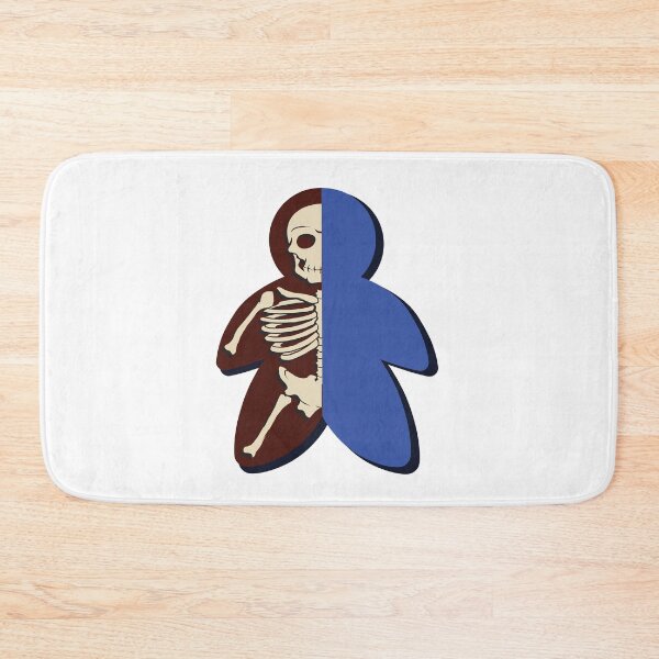 Item preview, Play figure meeple skeleton blue designed and sold by Raika-Kokuin.