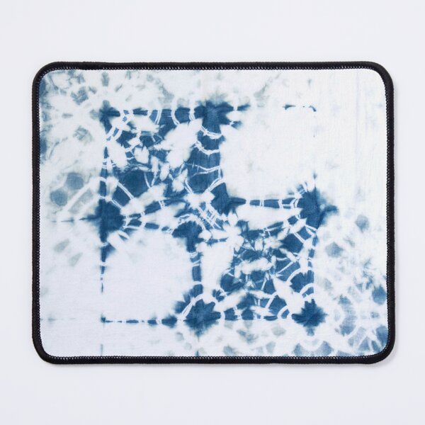 Item preview, Shibori Indigo Dyed Square Pattern designed and sold by Melissa Russell.