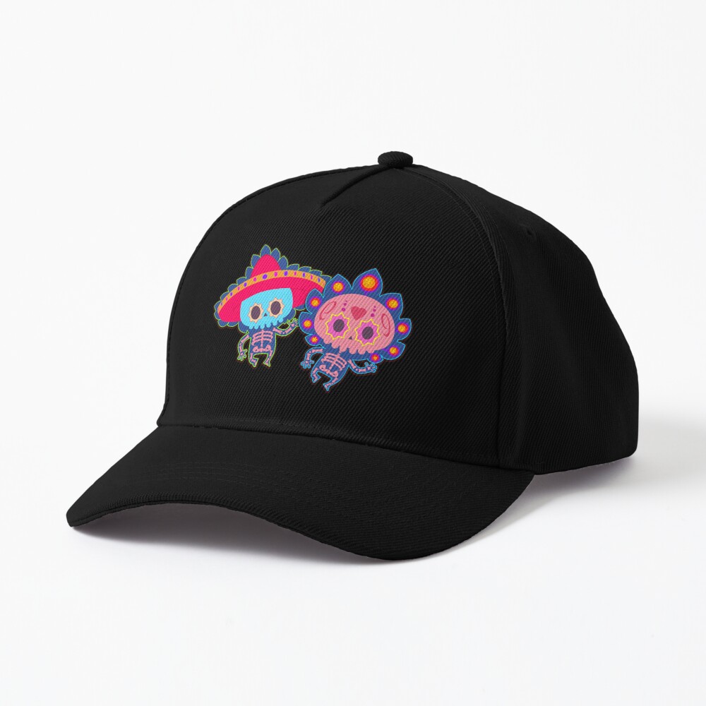 day of the dead baseball caps