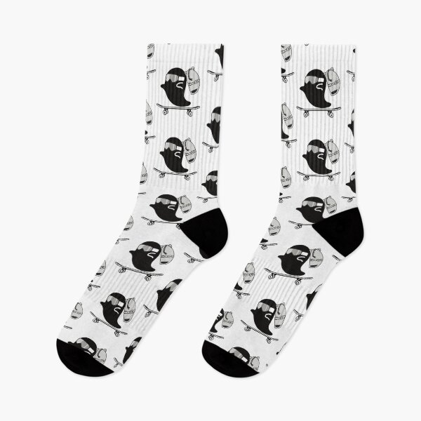 Item preview, Ghost Halloween Skateboarder designed and sold by MYNTLYF.