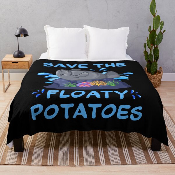 Item preview, Save the Floaty Potatoes. For those who love Manatees funny novelty design. designed and sold by ReThinkit.