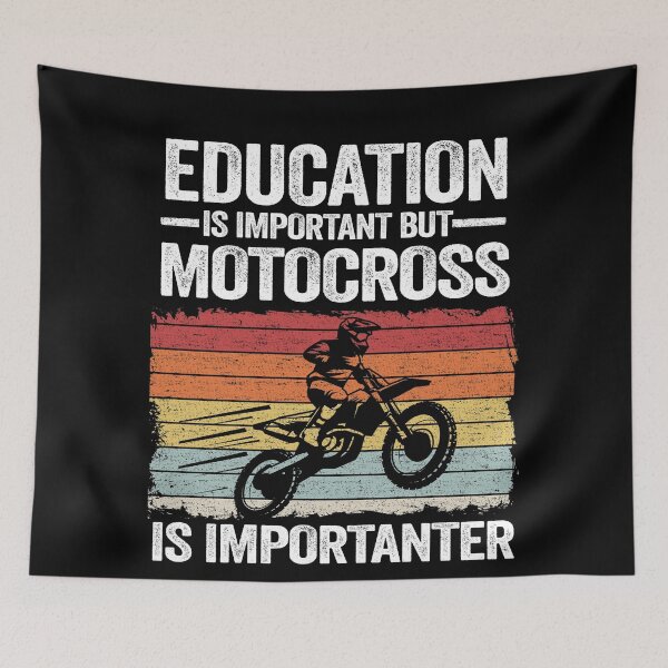 Item preview, Education Is Important But Motocross Is Importanter Funny Motocross designed and sold by Stronzi.