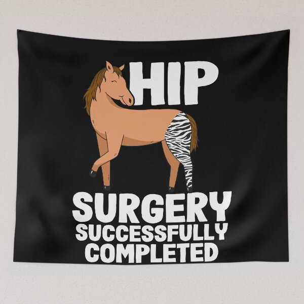 Item preview, Horse Zebra Hip Surgery Successfully Completed designed and sold by Stronzi.