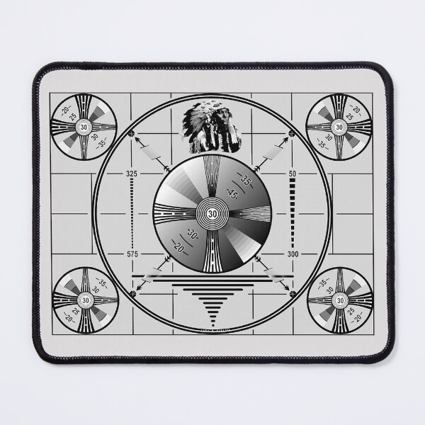 Item preview, RCA Test Pattern with Native American designed and sold by xorbah.
