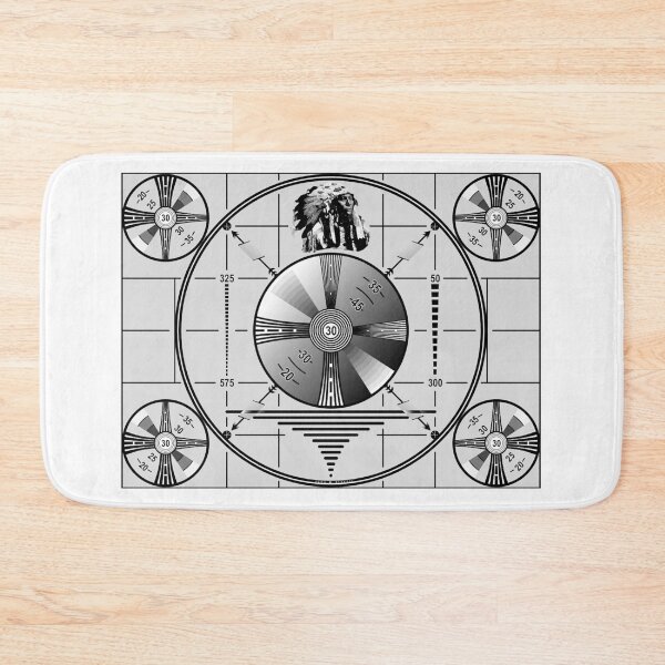 Item preview, RCA Test Pattern with Native American designed and sold by xorbah.