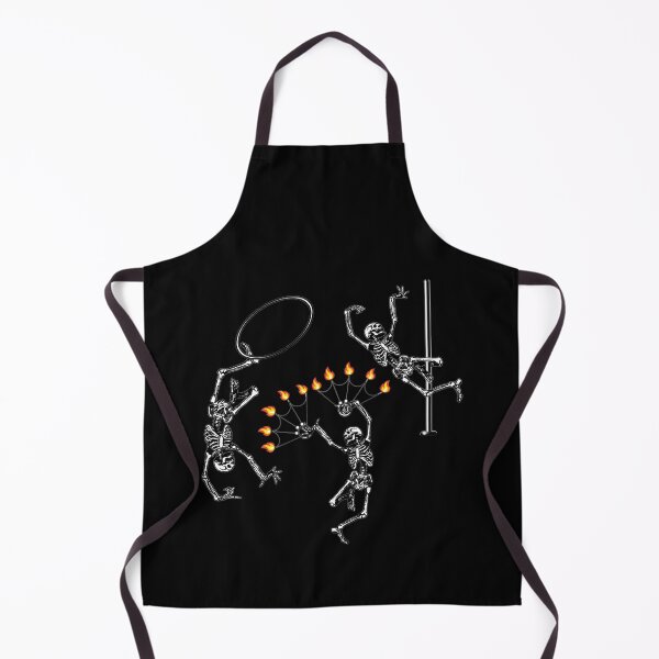 Item preview, Dancing Flow Arts Skeletons Staggered | Halloween Hula Hoop, Fire Spinning, Pole Dance, Circus Arts designed and sold by KreativeLaedy.