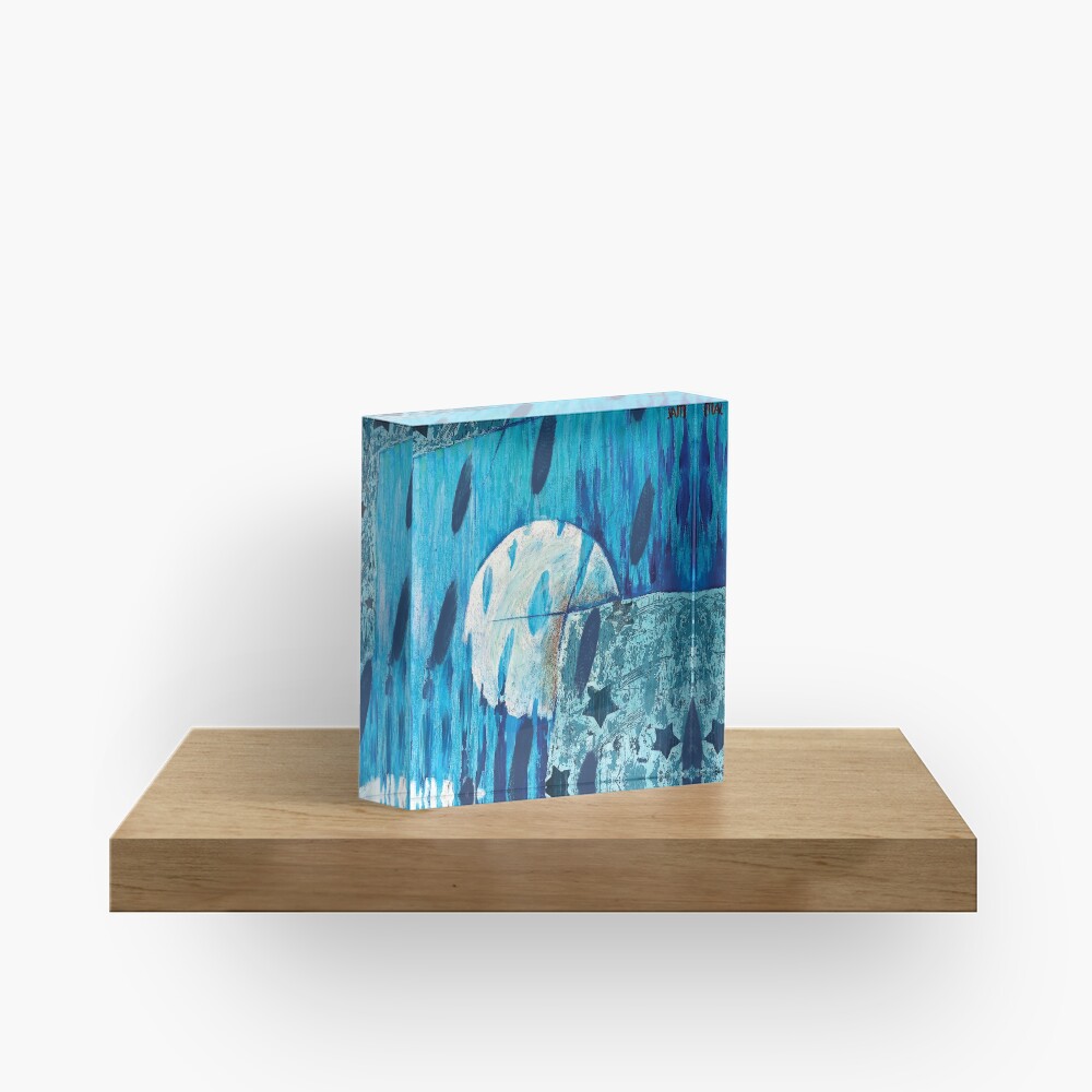3 Moons Dream Panorama Acrylic Block