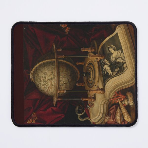 Item preview, Vanitas Still Life with Celestial Globe, a Book, Shells, a Snake and Butterflies by Carstian Luyckx designed and sold by Amanda1775.