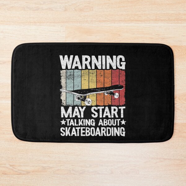 Item preview, Warning May Start Taking About Skateboarding Funny Skateboard designed and sold by Stronzi.