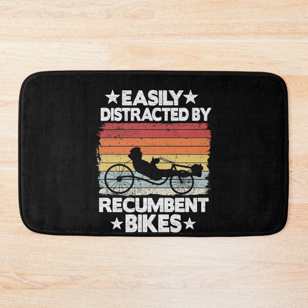 Item preview, Easily Distracted By Recumbent Bikes Funny Recumbent Bike designed and sold by Stronzi.