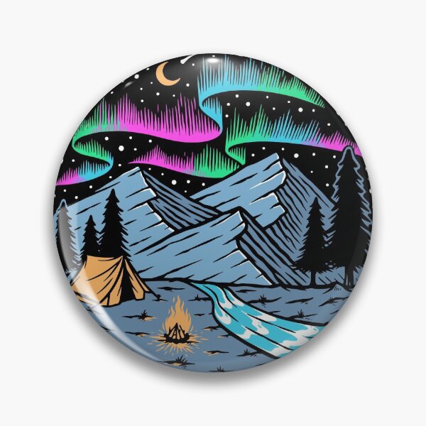 Item preview, Awesome camping with bonfire designed and sold by PerfectLoop.