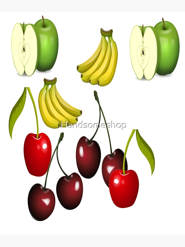 Disover fruits Premium Matte Vertical Poster