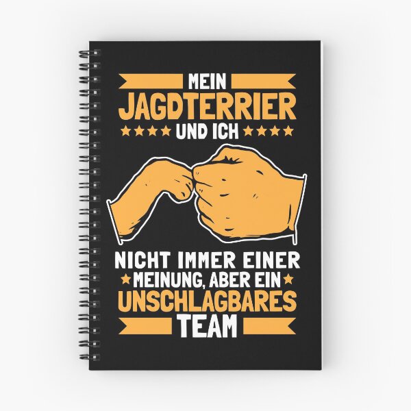 Artikelvorschau, Deutscher Jagdterrier und Ich Jagdhund Geschenk entworfen und verkauft von madgrfx.