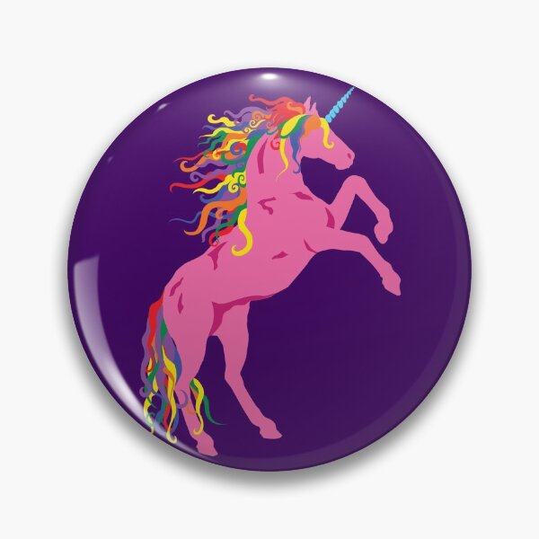 Item preview, Rainbow Maned Pink Pride Unicorn designed and sold by Peregrinus Creative.