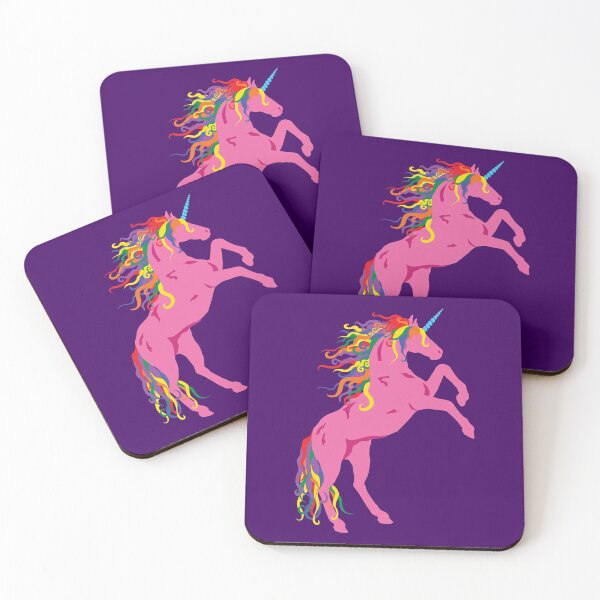 Item preview, Rainbow Maned Pink Pride Unicorn designed and sold by Peregrinus Creative.