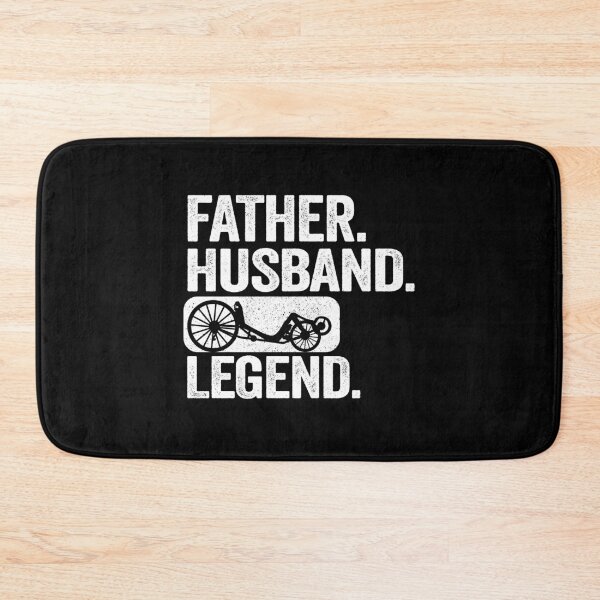 Item preview, Father Husband Recumbent Legend Funny Recumbent Bike designed and sold by Stronzi.
