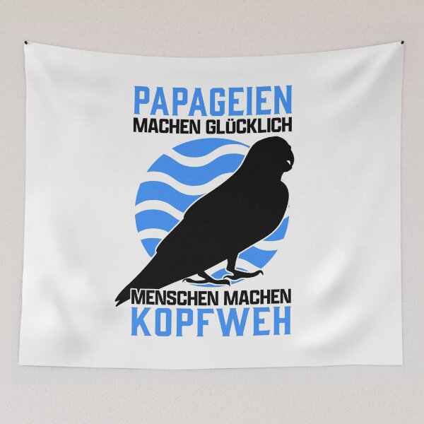 Item preview, African gray parrot headache bird parrot gift designed and sold by madgrfx.