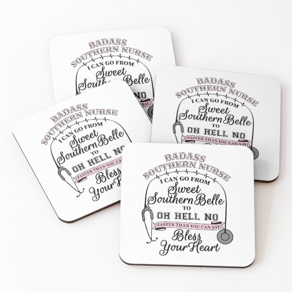 Item preview, Badass Southern Nurse designed and sold by petloveRNgifts.