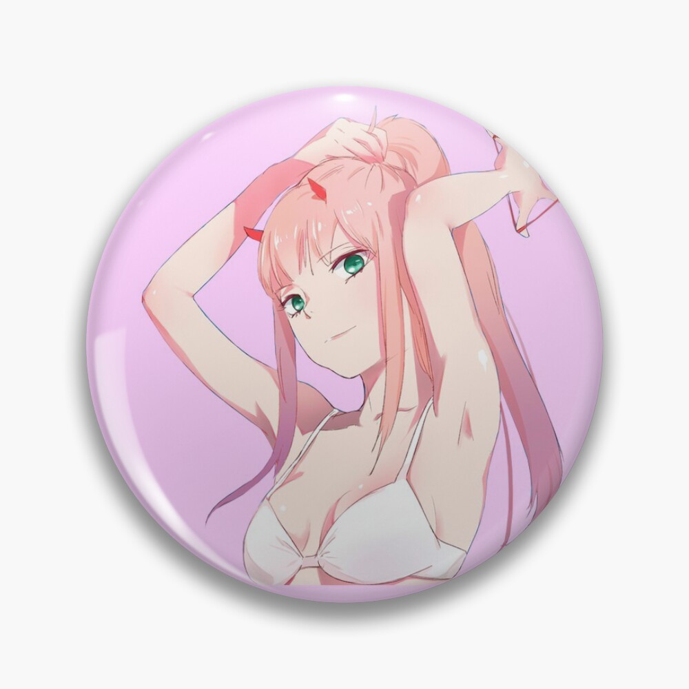 Zero store Two 002 v1 Enamel Pin Lewd Kinky Sexy Mochibichi Darling in the Franxx