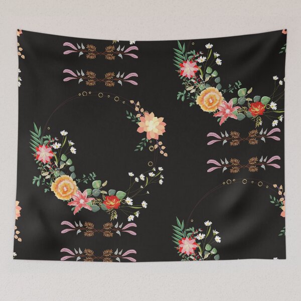 Item preview, Flowers and Roses in the dark, ring of flowers designed and sold by BeatyinChaos.