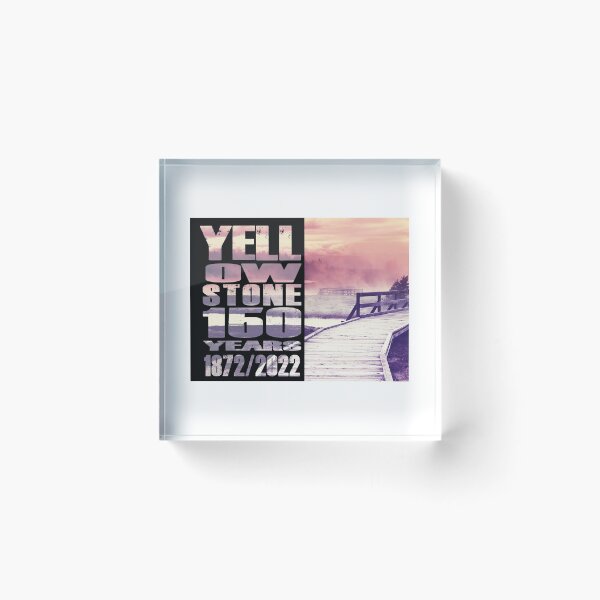 Item preview, Boardwalk at Lower Geyser Basin 150 Year of Yellowstone - Yellowstone 150 years old designed and sold by SmyrnaBuffalo.