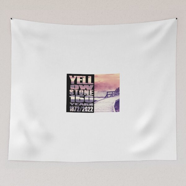 Item preview, Boardwalk at Lower Geyser Basin 150 Year of Yellowstone - Yellowstone 150 years old designed and sold by SmyrnaBuffalo.