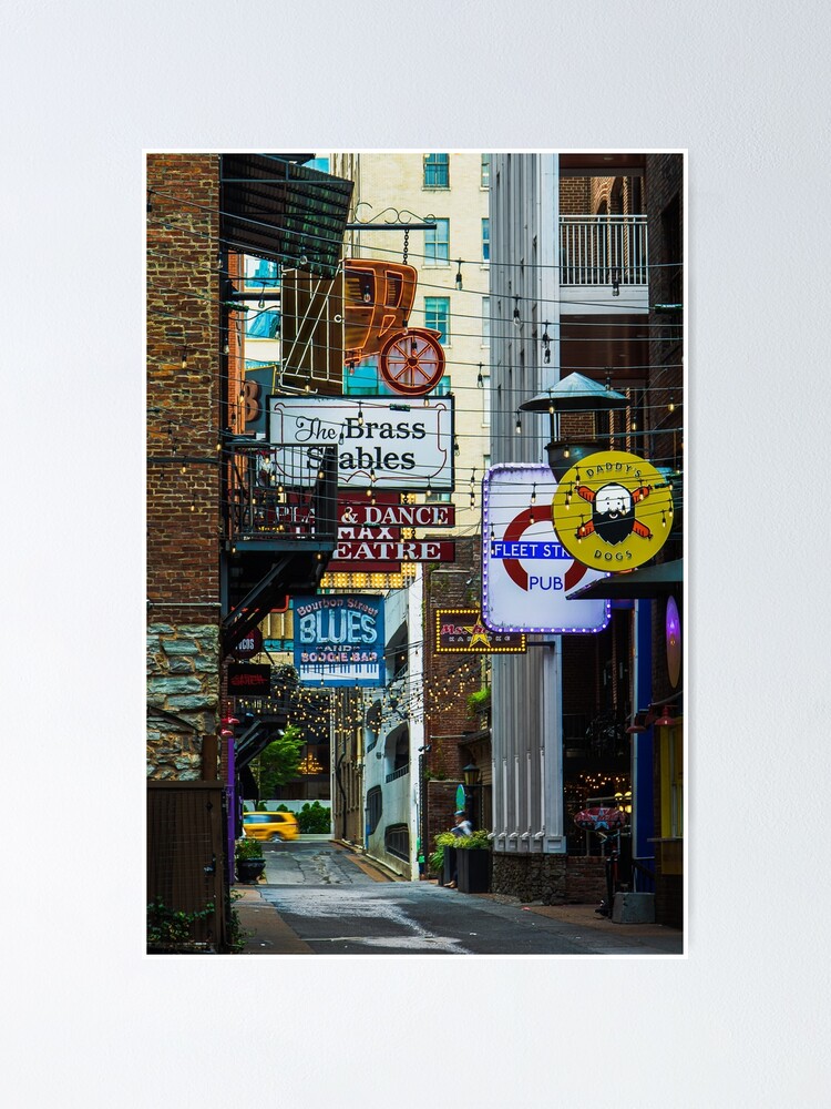 "Printers Alley Signs" Poster by fineartbysadie Redbubble