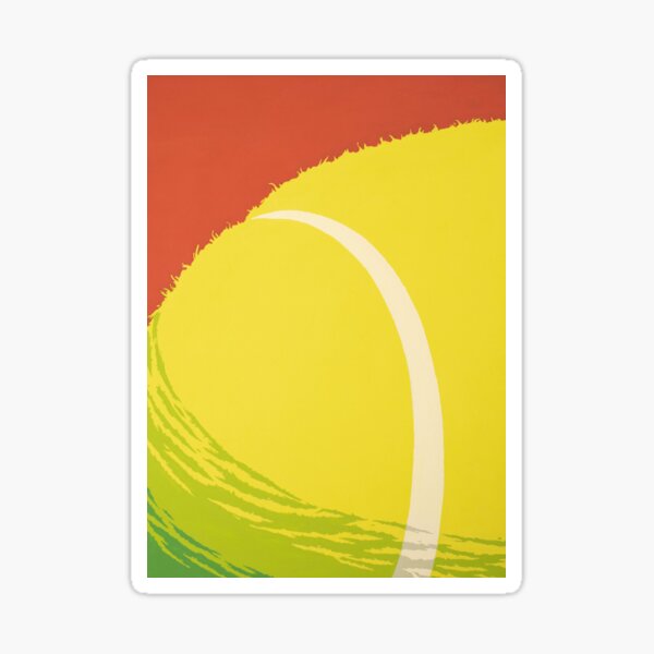 “Tennis Ball” Sticker for Sale by PosterPerspec | Redbubble