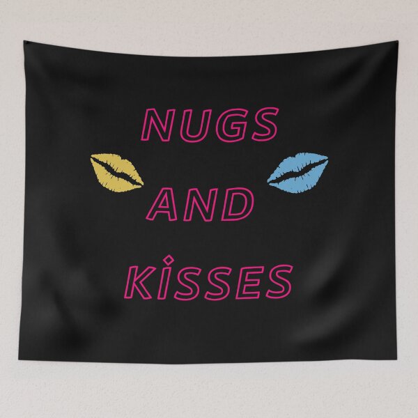 Item preview, Nugs And Kisses - Blue Yellow Lips designed and sold by nakavt.