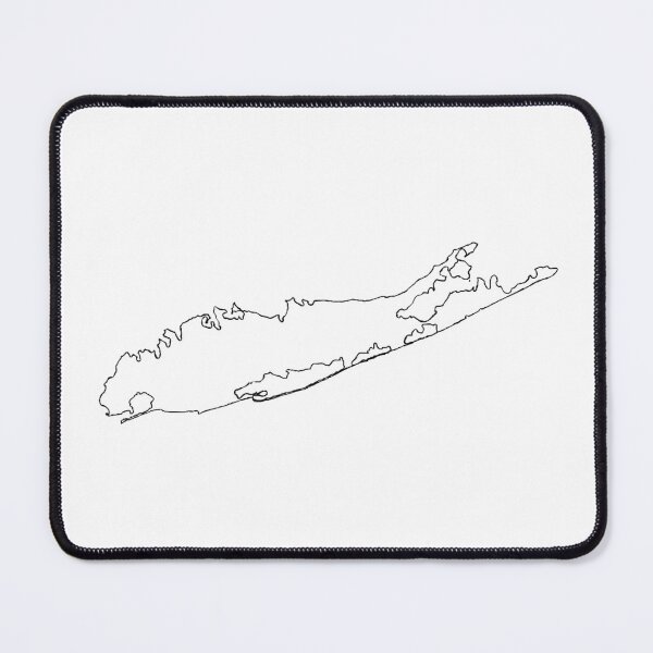 Item preview, Long Island Outline, NY designed and sold by NamesandPlaces.