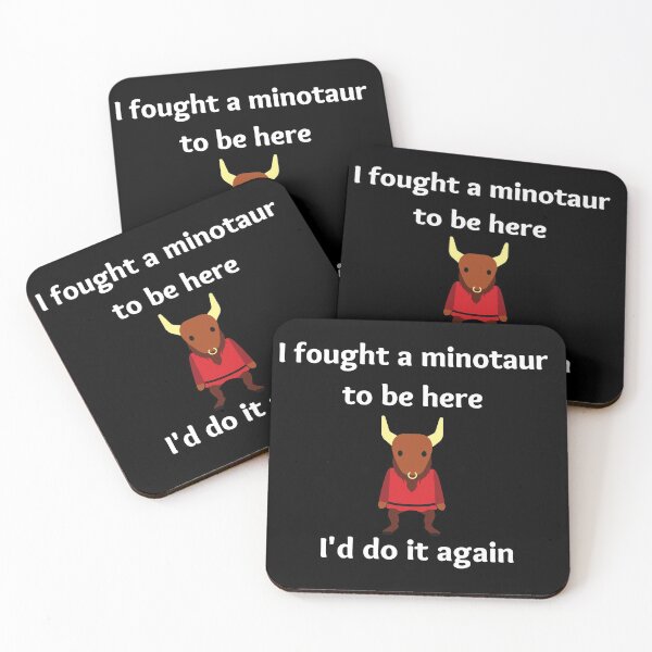 Item preview, I fought a Minotaur to be here | Comedy Movie Quote Anchorman  designed and sold by gentlemongoose.