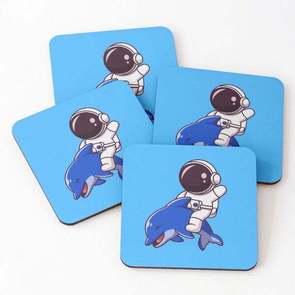 Item preview, Dolphin Astronaut, Space designed and sold by AUGUSHOPTY.