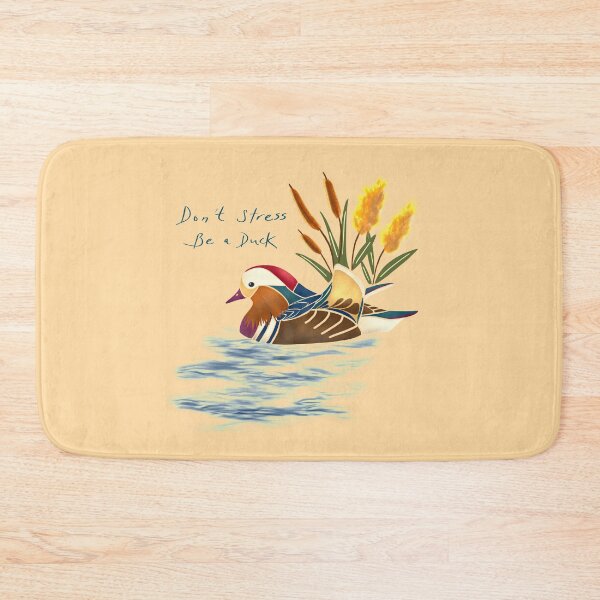 Item preview, Don't Stress Be a Duck  designed and sold by LineLinLee.