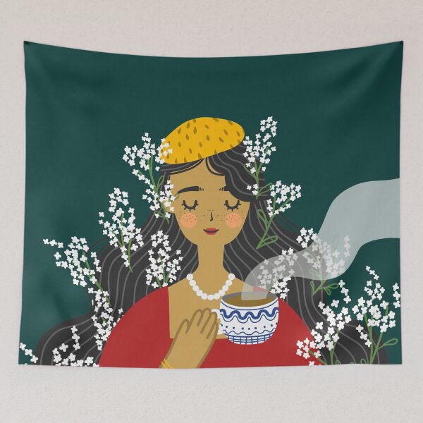 Item preview, Coffee Girl 1 designed and sold by satchisatchi.