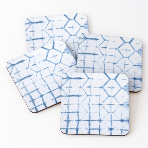 Item preview, Shibori Indigo Dyed Diamond Pattern designed and sold by Melissa Russell.