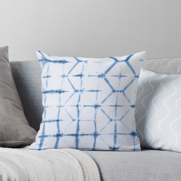 Item preview, Shibori Indigo Dyed Diamond Pattern designed and sold by Melissa Russell.