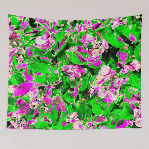 Aperçu de l'œuvre Les motifs floraux roses et verts créée et vendue par IraNiva.
