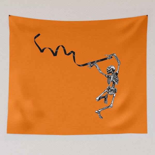 Item preview, Ribbon Dancing Skeleton | Halloween Gymnastics Flow Arts Circus Arts designed and sold by KreativeLaedy.