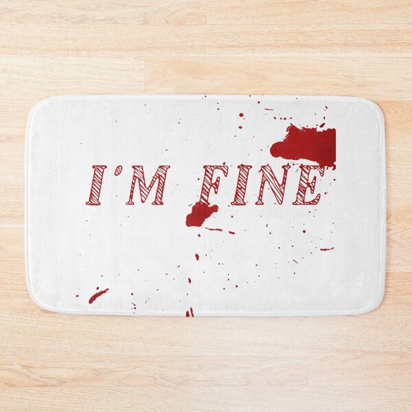 Item preview, i'm fine: sarcastic design movie halloween humour zombie designed and sold by dorento07.