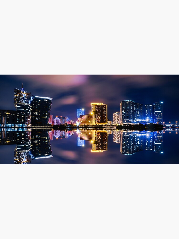 Las Vegas Canvas Print Night City Wall Art Panoramic Las Vegas 