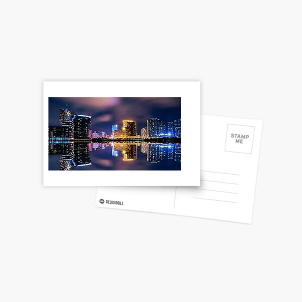 Item preview,   Macau skyline print,Canvas print, Macau skyline wall art,  Macau skyline Panoramic,widescreen prints,canvas wall art designed and sold by eyesight4vision.