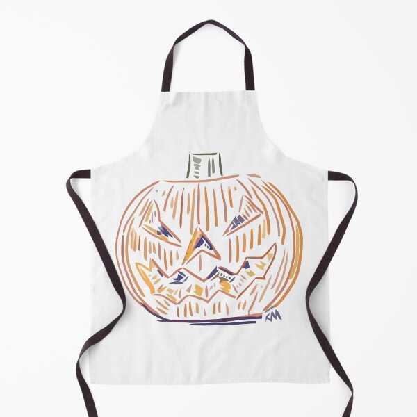 Abstract Jack o Lantern Apron