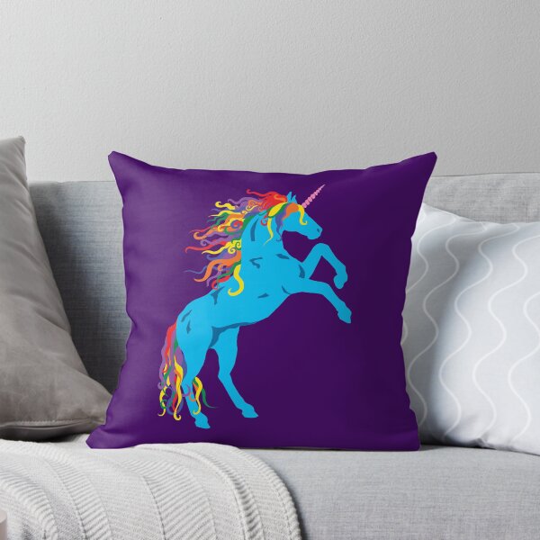 Item preview, Rainbow Maned Cyan Pride Unicorn designed and sold by Peregrinus Creative.