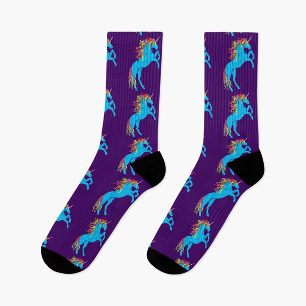 Item preview, Rainbow Maned Cyan Pride Unicorn designed and sold by Peregrinus Creative.