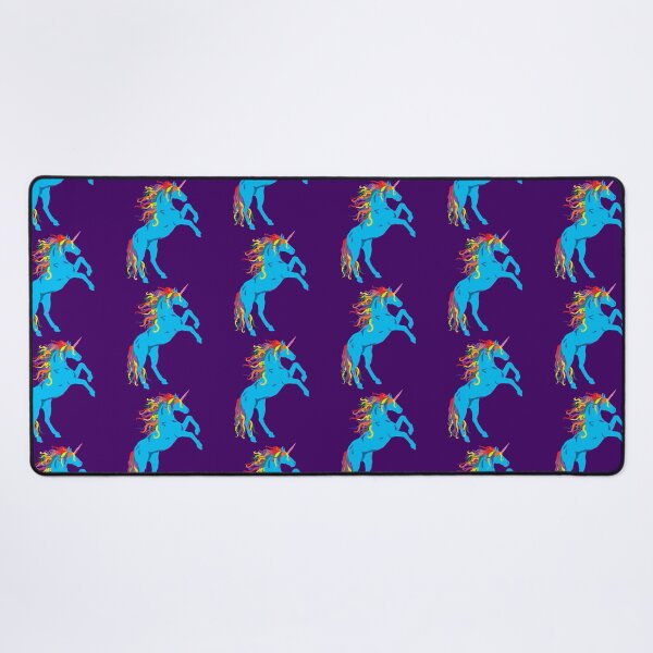 Item preview, Rainbow Maned Cyan Pride Unicorn designed and sold by Peregrinus Creative.